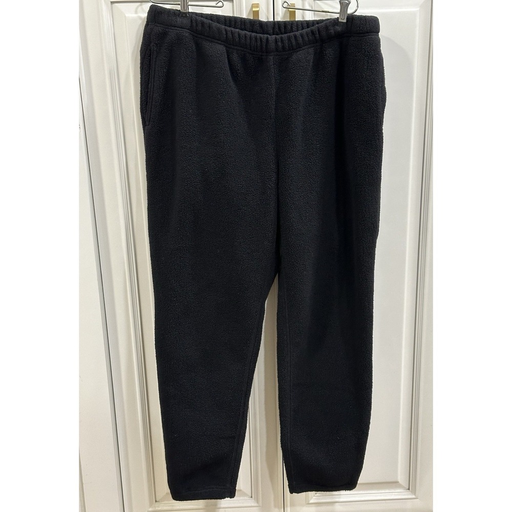 Patagonia Jogger Fleece Pants Mens XL Black  Made USA Rare